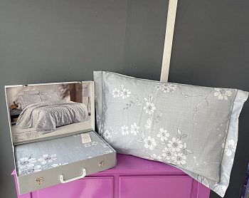 Постельное белье Maison Dor Marguerites серый 