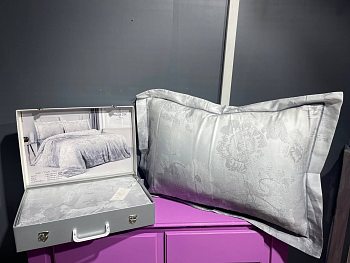 Постельное белье Maison Dor Ambre серебро 