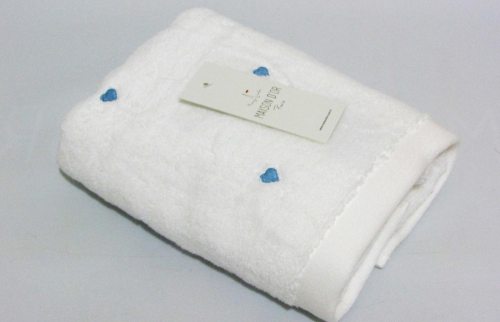 Махровое полотенце Maison Dor LOVE MICRO 50*100 голубой