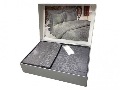 КПБ "GUPURSUZ PEARL"  евро антрацит (200*220) (Maison Dor)